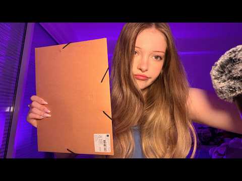 ASMR The Shy Girl in Class Flirts With You..