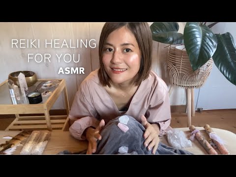 【ASMR】あなたに直接ヒーリング❤️石を使ったレイキエネルギー✨