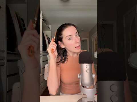 ASMR | My Wavy Hair Routine