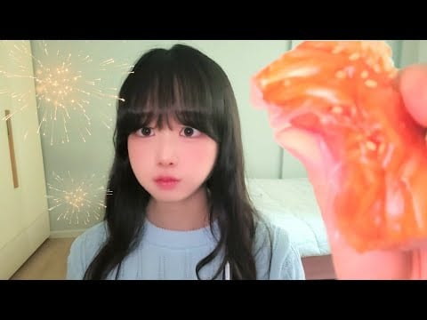 중독적인 매운맛! 불닭팽이버섯쌈 먹방🔥 | 쫄깃+아삭 리얼사운드