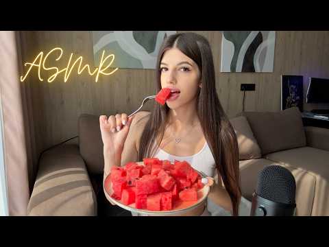 🍉 Watermelon ASMR | Juicy & Satisfying Eating Sounds