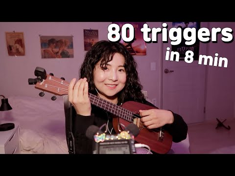 [한국어 Korean ASMR] 80 triggers in 8min