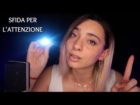 TI SFIDO A MANTENERE L'ATTENZIONE CON QUESTO ASMR