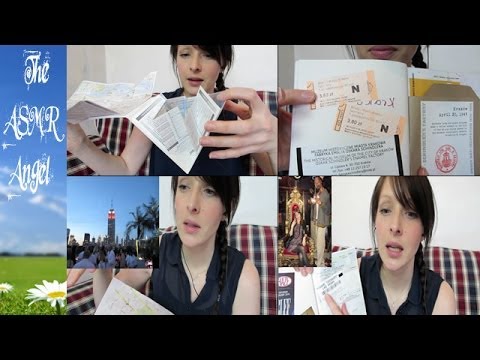 ASMR Soft Whispered Show & Tell - Travel Journal