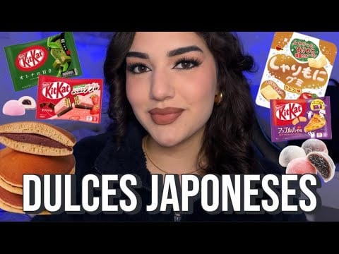 ASMR PROBANDO DULCES JAPONESES 🇯🇵 