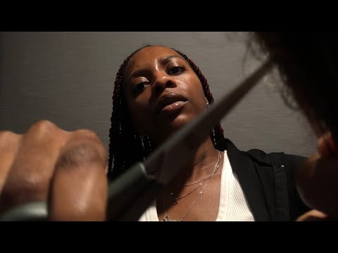 ASMR 💇🏽‍♀️ Relaxing Wash n Go/ Curly Hair Trim Salon Roleplay