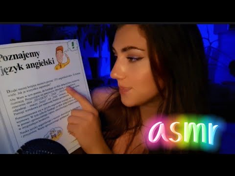 💫ASMR TEACHER ROLEPLAY💫 Uczę cię prostych angielskich słówek 💖 (whispering, personal attention)