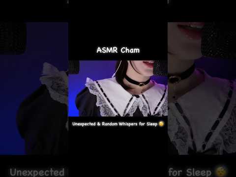 ASMR Unexpected & Random Whispers for Sleep😴 #asmr #shorts