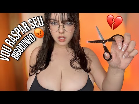 ASMR SOU SUA NAMORADA MAS TU ME TRAIU 😡