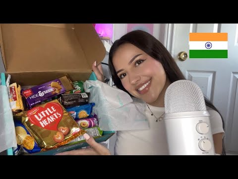 ASMR Mukbang | Trying Snacks From India🇮🇳 | Try Treats