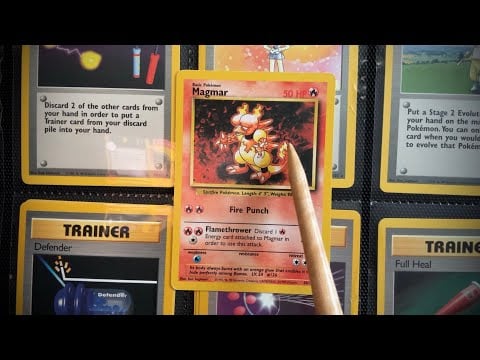 Visual ASMR | Pokémon Card Tracing | Soft Spoken