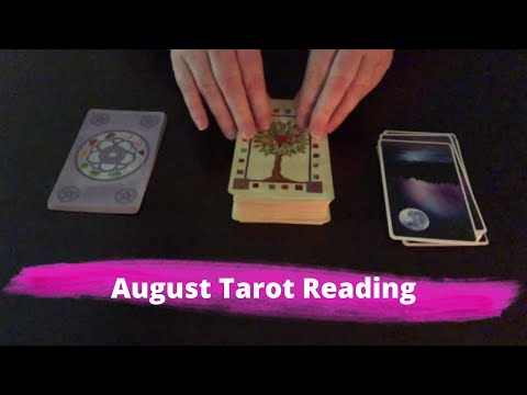 ASMR August 2022 Tarot Reading with Moon Oracle Cards and Crystals