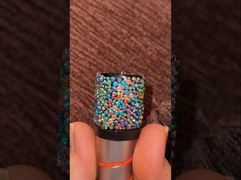 ASMR bedazzle with me! the sounds is too relaxing 😌 #asmr #relax #visualtingle #oddlysatisfying