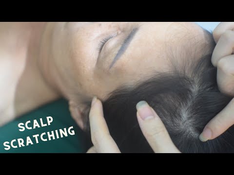 ASMR Focus Scalp Scratching, Real Person Hair Sounds, Hair Tingly For Relieve Stress, Anxiety