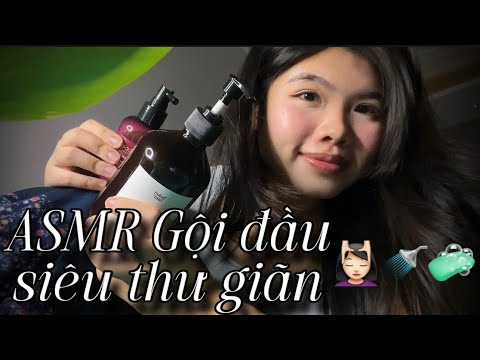 ASMR Gội đầu SIÊU thư giãn✨🍃🌸 | Rửa mặt sữa tươi, Gội 2 nước, Xịt ủ dưỡng + mát xa body oil..🫧💦💆🏻‍♀️