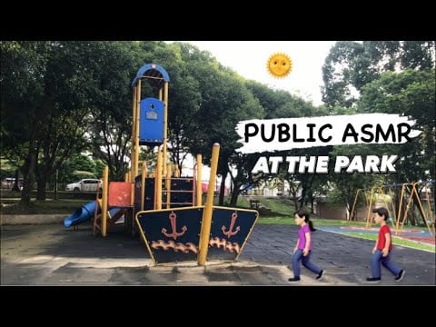 ASMR IN PUBLIC | AT THE PARK / PLAYGROUND