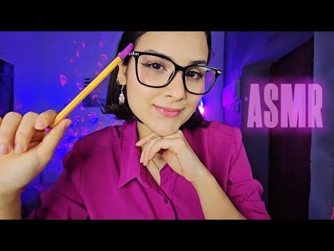 ASMR SECRETÁRIA FAZENDO SEU CADASTRO | ROLEPLAY com fala suave com sons de teclado