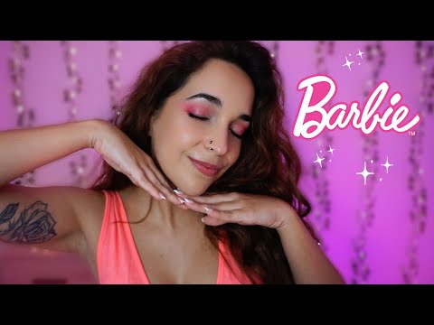 ASMR Te maquillo para ir a ver la película de BARBIE | Roleplay Español que te hará DORMIR