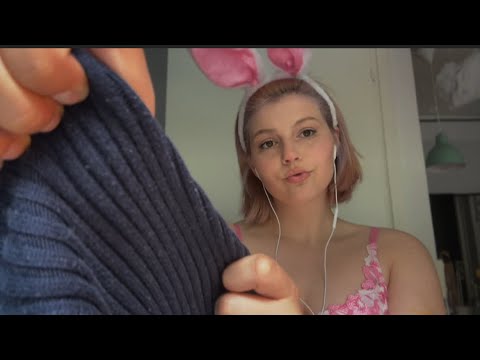 Lofi ASMR | Nibbling, Kissing Sounds & Fabric Tingles | Playful Mouth Sounds