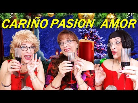 SANTA COMPLACE A 3 AMIGAS EN NAVIDAD💃ASMR💃FRIENDS IN CHRISTMAS💃