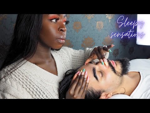 ASMR Follow My Voice & Fingers For Sleep  | Facial Sensations | soft whispers 😮‍💨