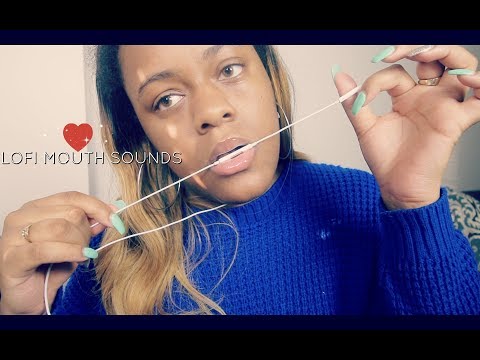 ASMR LOFI MOUTH SOUNDS | Mic Nibbling (Intense) ~