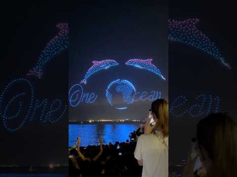 ASMR FR / Vlog ASMR le + gros spectacle de drones d’Europe à Nice #asmrfr #shortsasmr #asmrshorts
