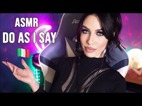 ASMR - SEGUI LE MIE ISTRUZIONI, MA PUOI TENERE GLI OCCHI CHIUSI [Follow My Instructions eyes closed]