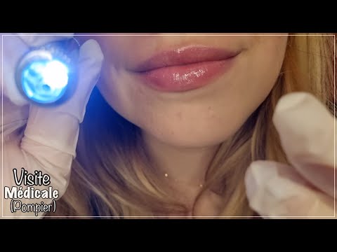 ASMR FRANÇAIS 🌸 ROLEPLAY VISITE MÉDICALE POUR RENTRER CHEZ LES POMPIER - RELAXATION ASSURÉE