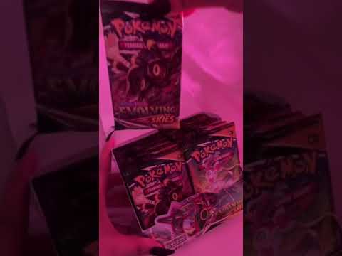 ASMR Pokémon Evolving Skies Unboxing #SHORTS