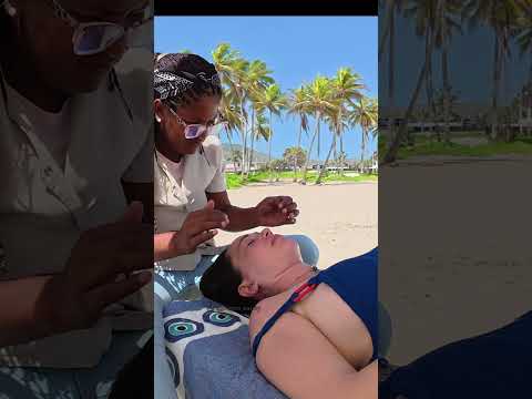 #Carnavales es la temporada perfecta para hacerte un masaje de cara en Playa El Agua, #Margarita