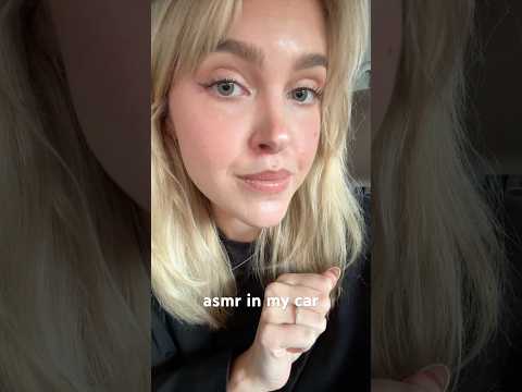 LOFI ASMR in my car #asmrvideo #asmr #asmrshorts #lofiasmr #carasmr