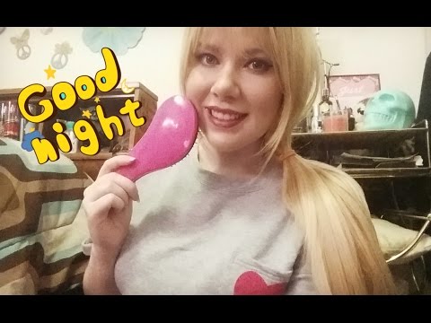 Brushing Your Hair Before Bed ☄ASMR ☄