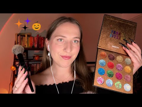 ASMR Doing Your Halloween Makeup👻 Personal Attention Roleplay🔮