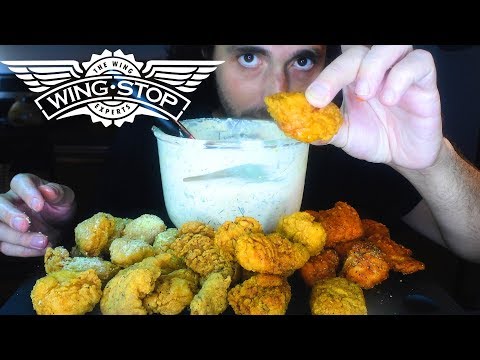 ASMR WINGSTOP Chicken Wing Feast! Homemade Ranch! * Cookbang * | Nomnomsammieboy