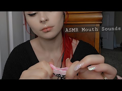 ASMR Mouth Sounds. Lofi, Hard Candy Sounds, Tapping, and Whispering