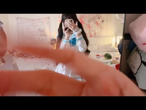 Cute Girl Sleepy Relaxation | ASMR Gentle Tapping Sounds