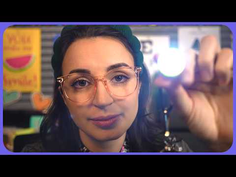 1.5 Minute ASMR | School Nurse Tests your Eyes