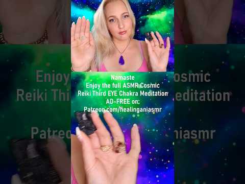 🌌 Cosmic Third Eye Chakra Cleanse ASMR Reiki #shorts 🌌 #meditation #relax #asmrreiki