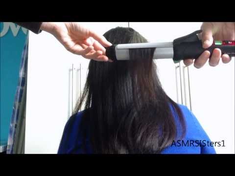 ASMR Hair Straightening