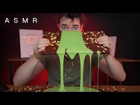 ASMR : LES MEILLEURS BRUITS DE CHOCOLAT 🍫 ( craquement, satisfaisant)