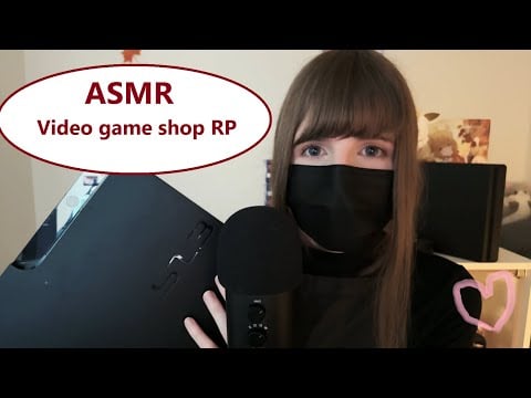ASMR | Video game shop RP | Show and tell / tapping