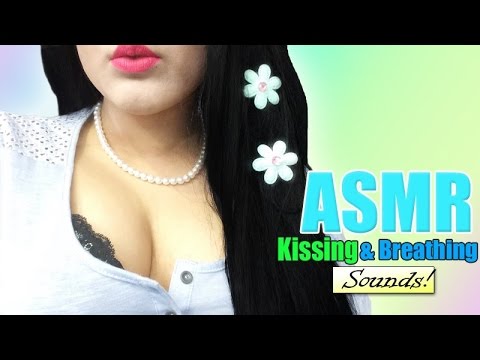 ASMR Kissing and Breathing Sounds! - NO TALKING