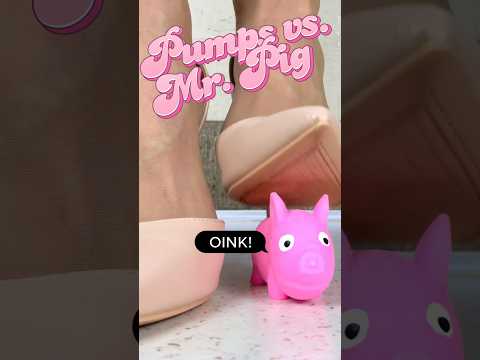 Pea's Pumps vs. Pig! Heels Crushing Things! Oddly Satisfying! ASMR