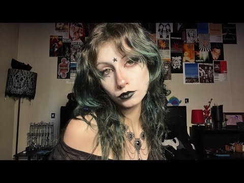 ASMR- goth girl puts you to sleep 🫶🏻