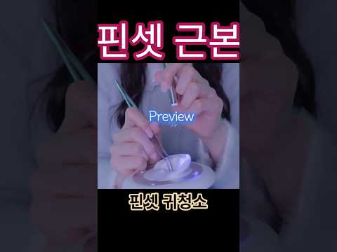 핀셋의 근본 (Tweezers Ear cleaning) #asmr귀청소 #asmr