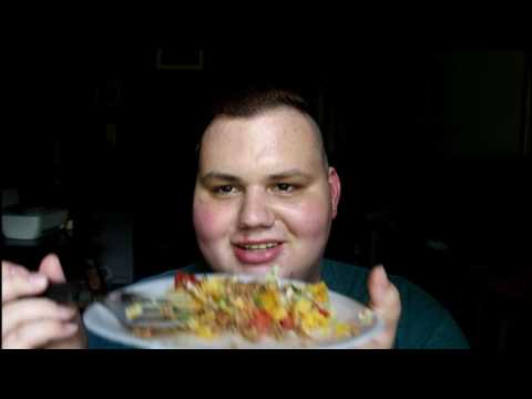 ASMR Mukbang Taco Salad (Eating Sounds, Soft Spoken, Slirping)