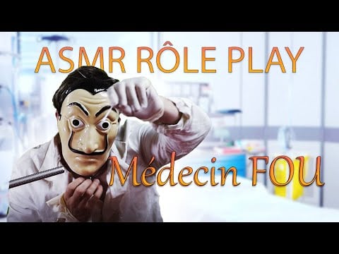 ASMR français : Médecin FOU, #2  Chuchotement, Tapping, humour 😍