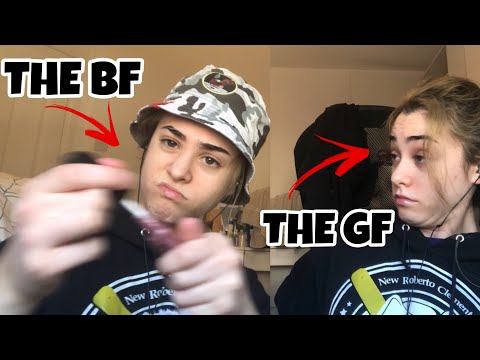 asmr with my boyfriend *PARODY* this single sis plays BOTH the bf & gf #makinguseofthatdramaGCSE ;)