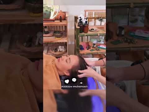 ASMR Face Massage for good sleep #thaispa